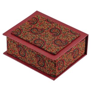 گز آنتیک لقمه ۴۰ درصد پسته ۴۰۰ گرمی جعبه ترمه ابریشم کوچک